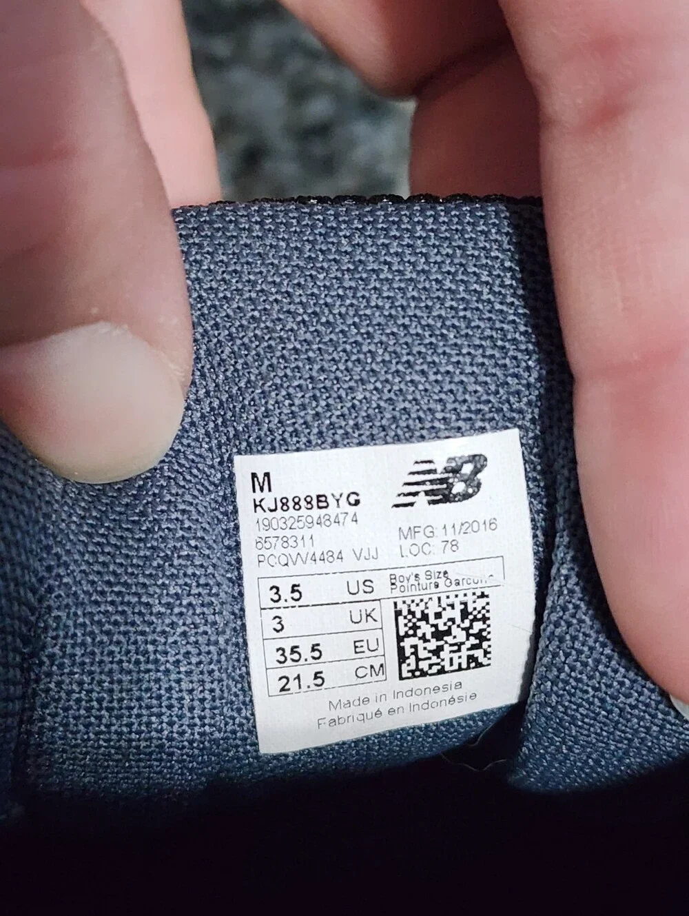 New Balance Kids 888 v2 Sneakers - Size 3.5 Big Kid